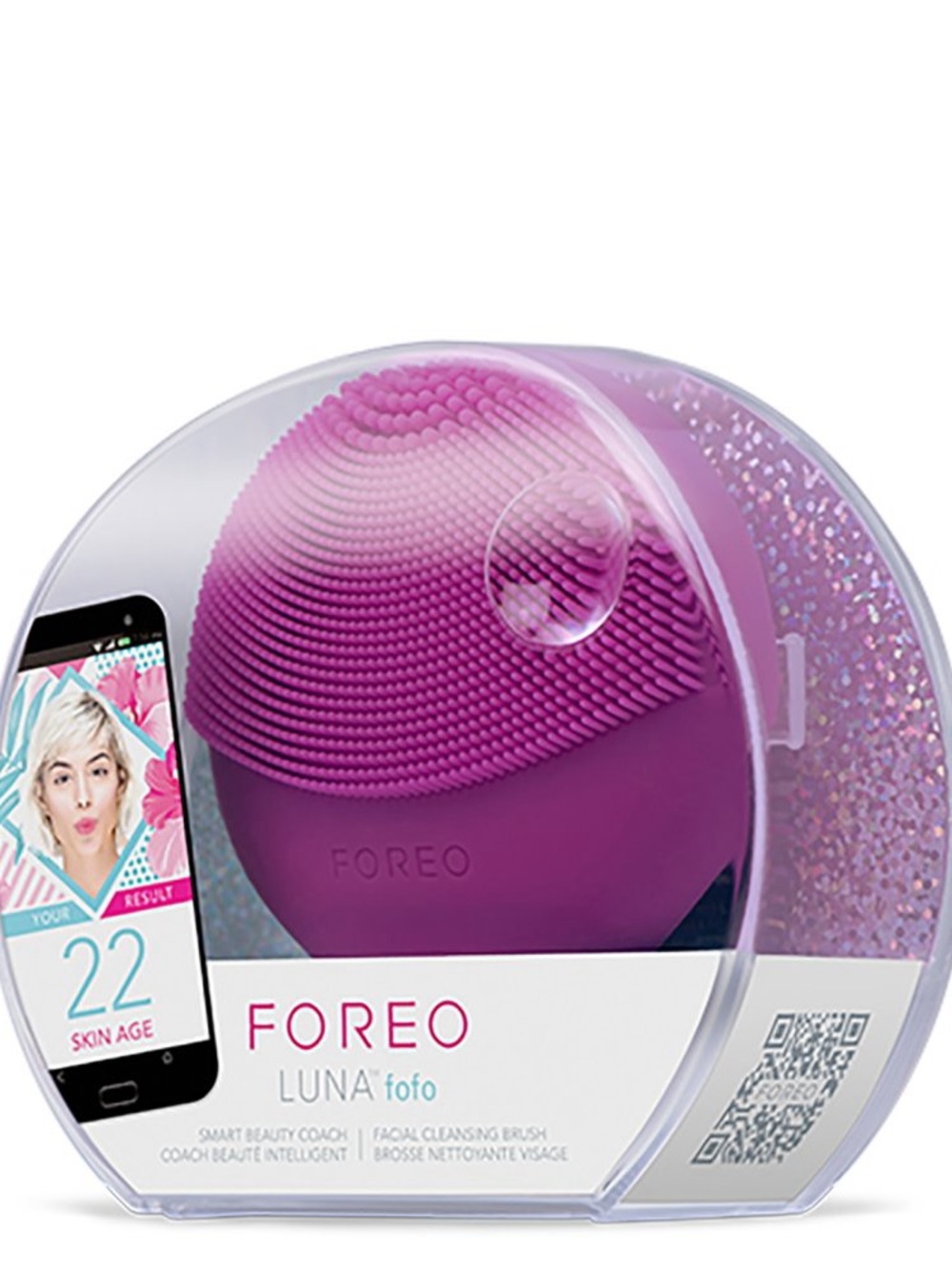 FOREO LUNA fofo Facial Cleansing Brush - Magenta Purple